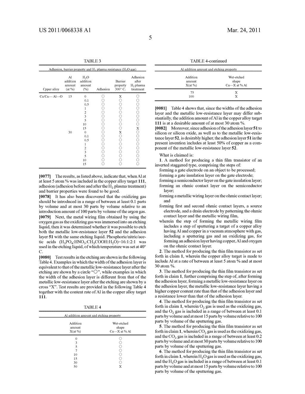 METHOD FOR PRODUCING THIN FILM TRANSISTOR AND THIN FILM TRANSISTOR - diagram, schematic, and image 10