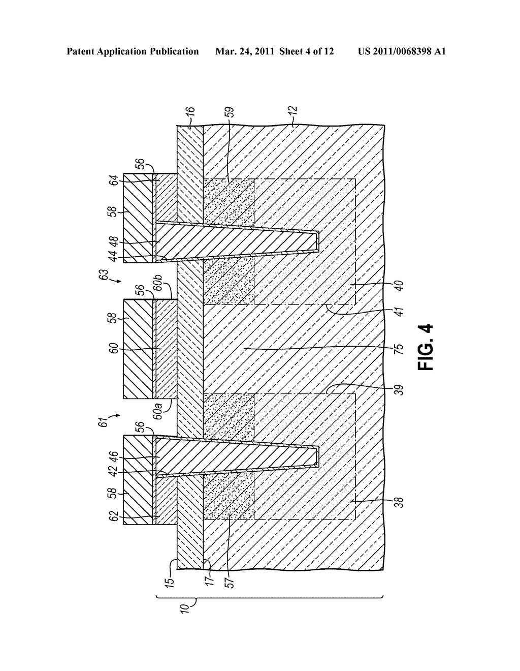 TRENCH-GENERATED TRANSISTOR STRUCTURES, FABRICATION METHODS, DEVICE STRUCTURES, AND DESIGN STRUCTURES - diagram, schematic, and image 05