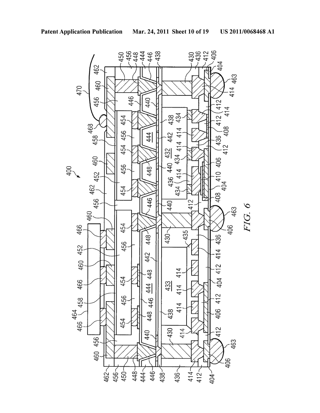 Semiconductor Package with Semiconductor Core Structure and Method of Forming the Same - diagram, schematic, and image 11