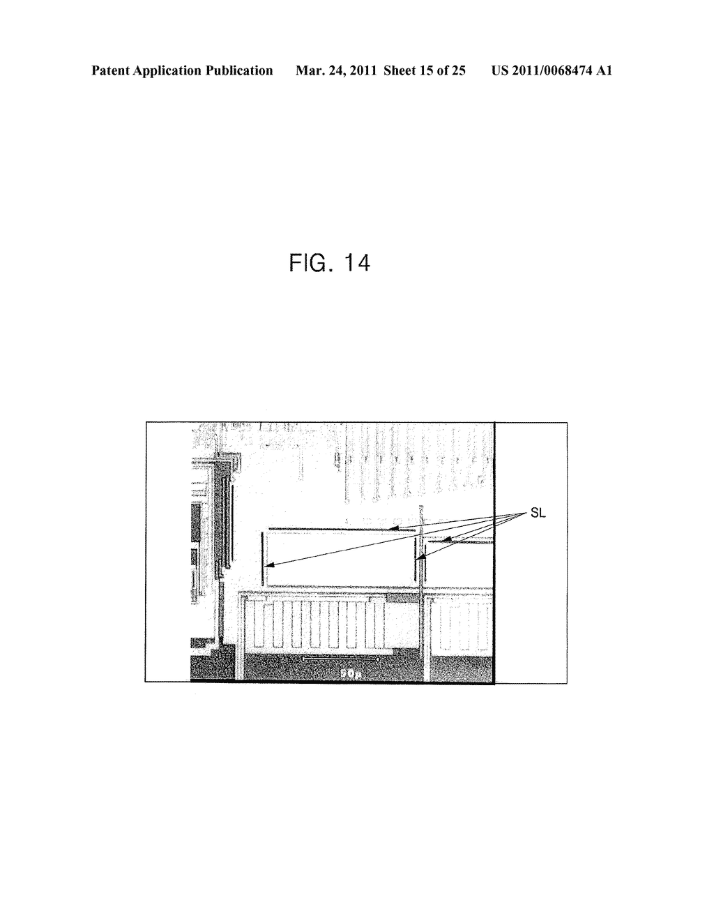 SEMICONDUCTOR DEVICE HAVING METAL LINES WITH SLITS - diagram, schematic, and image 16