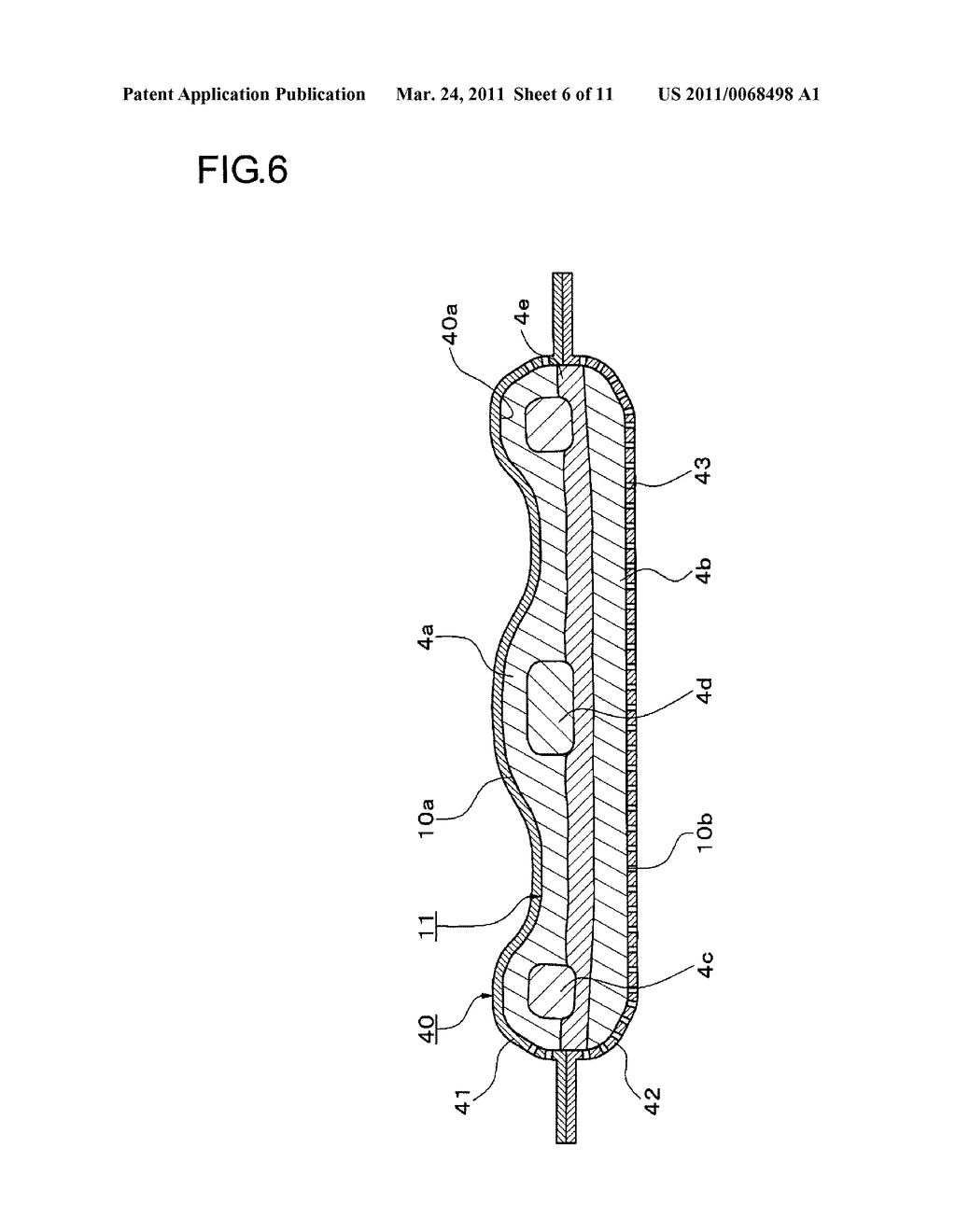 METHOD OF MANUFACTURING AND FORMING A CUSHION BODY - diagram, schematic, and image 07