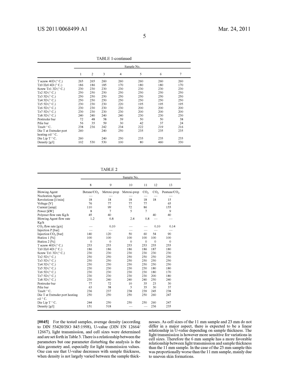 METHODS FOR MAKING A LIGHT TRANSMISSIVE FOAMED POLYMER SHEET - diagram, schematic, and image 08