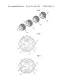 PAPER FEEDING ROLLER FOR A SHREDDER diagram and image