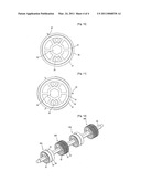 PAPER FEEDING ROLLER FOR A SHREDDER diagram and image