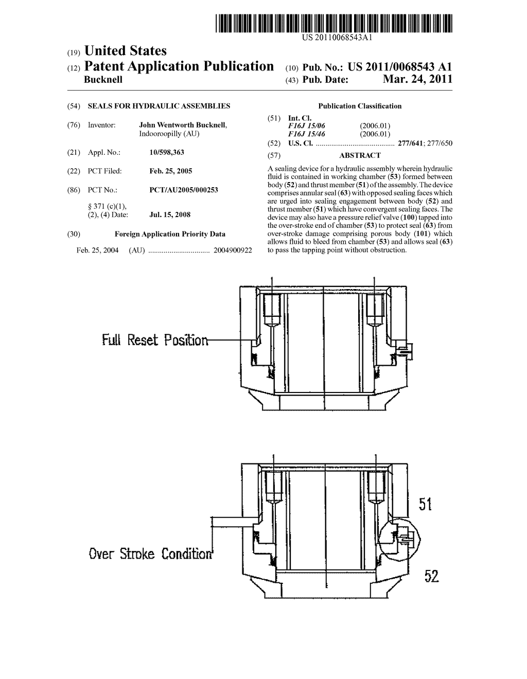 Seals for Hydraulic Assemblies - diagram, schematic, and image 01