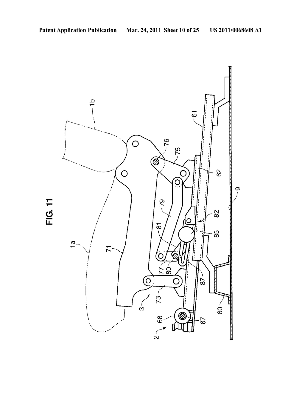 DRIVING POSITION ADJUSTING APPARATUS FOR VEHICLE - diagram, schematic, and image 11