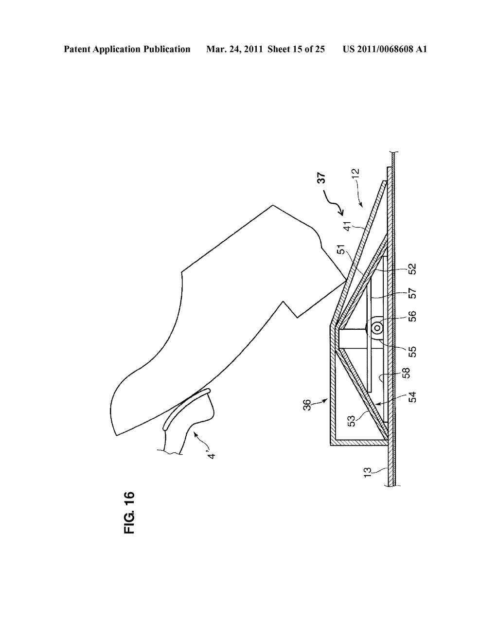 DRIVING POSITION ADJUSTING APPARATUS FOR VEHICLE - diagram, schematic, and image 16