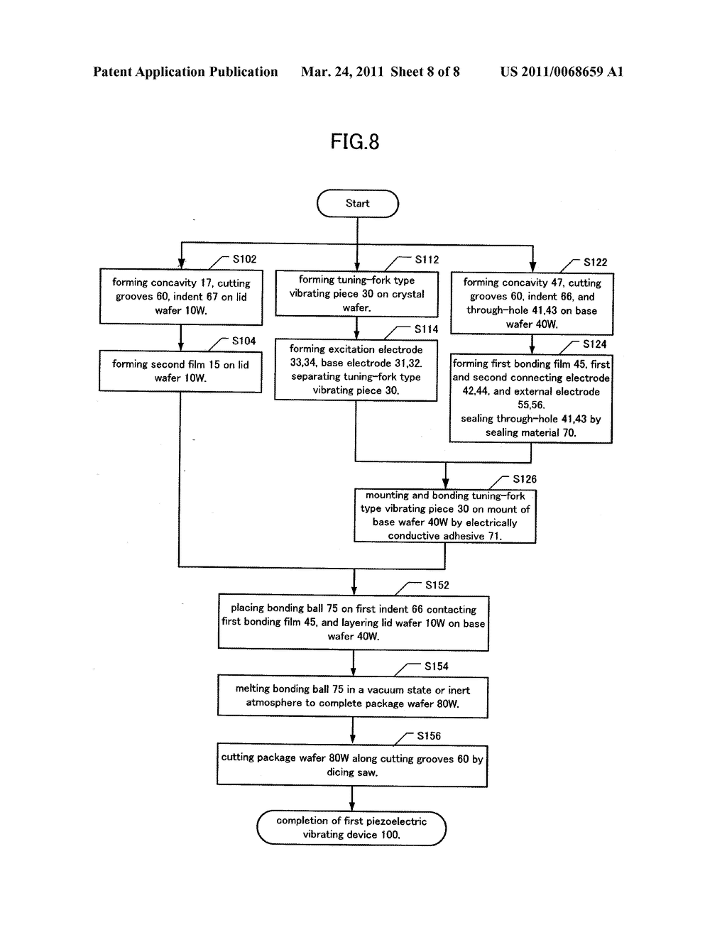 PIEZOELECTRIC VIBRATING DEVICES AND METHODS FOR MANUFACTURING SAME - diagram, schematic, and image 09