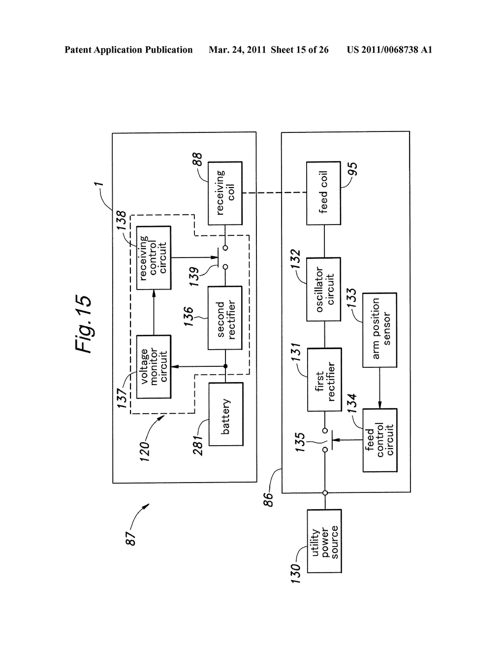 RECHARGING SYSTEM FOR A RECHARGEABLE BATTERY OF AN INVERTED PENDULUM TYPE VEHICLE - diagram, schematic, and image 16