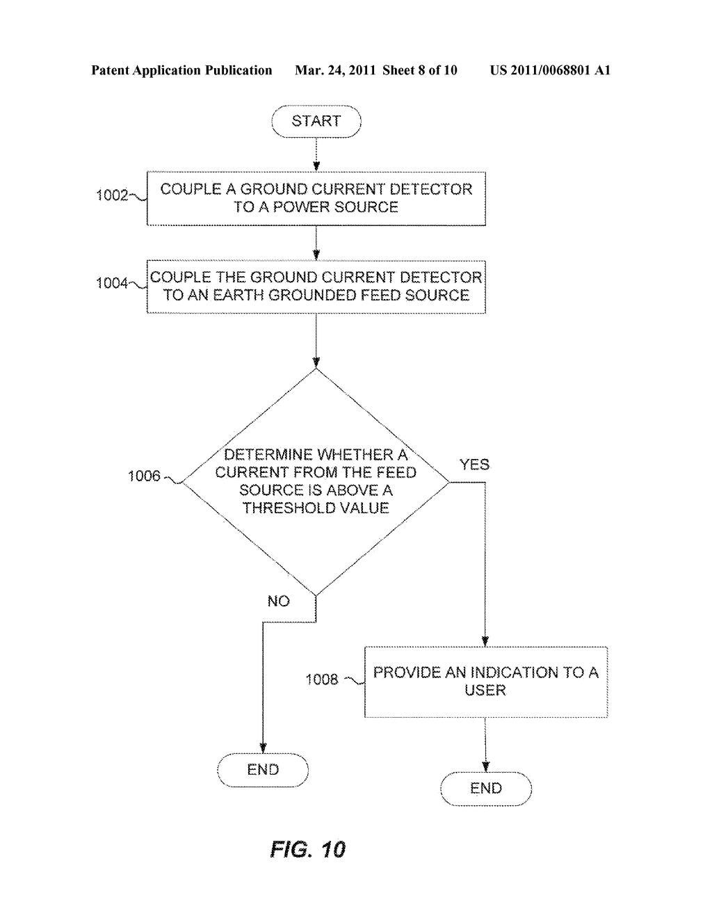 APPARATUS, SYSTEM AND METHODS FOR GROUND CURRENT DETECTION - diagram, schematic, and image 09