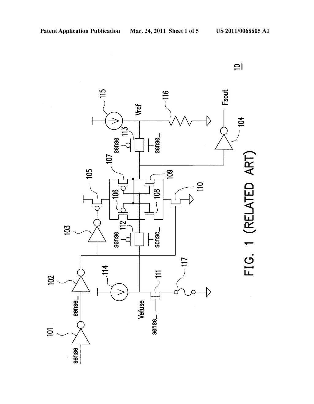 SENSING CIRCUIT FOR SENSING ELECTRIC FUSE AND SENSING METHOD THEREOF - diagram, schematic, and image 02