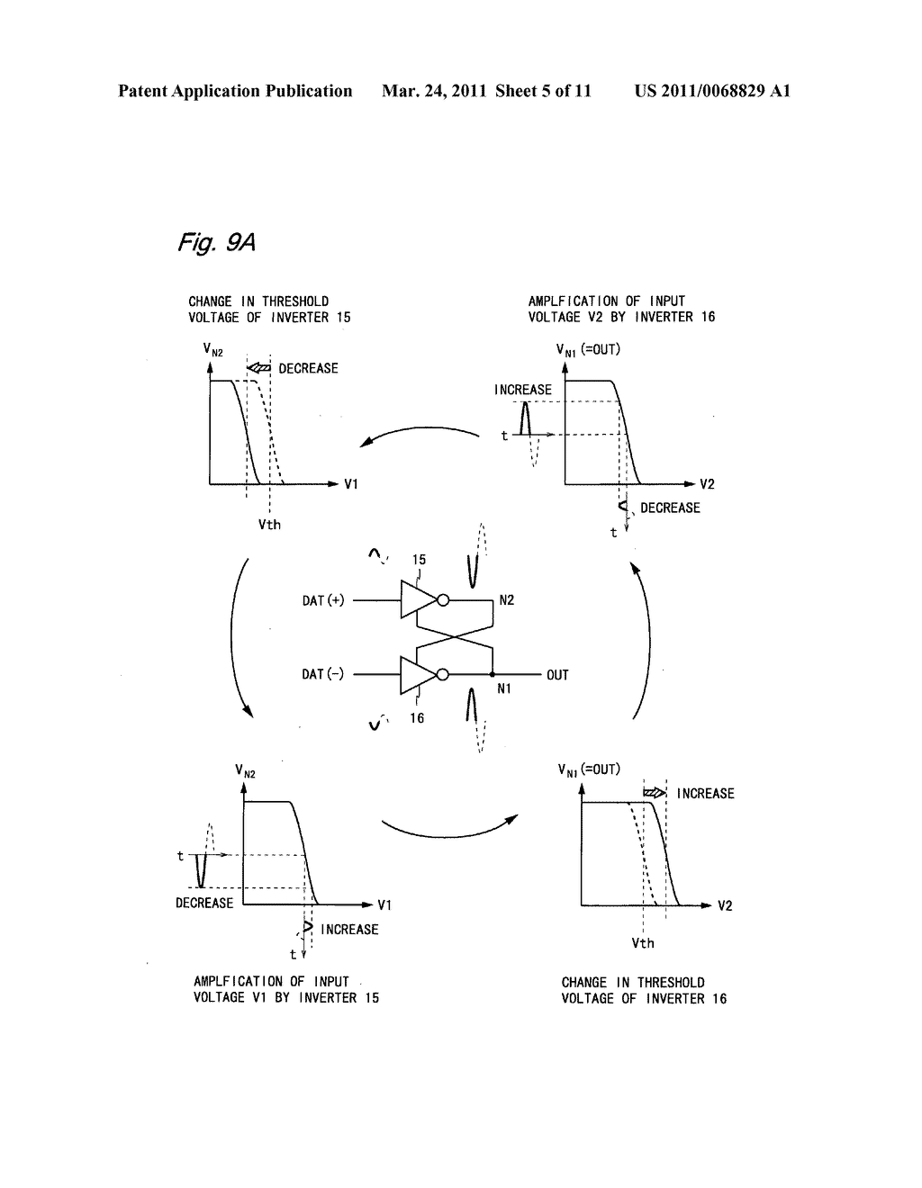 COMPARATOR CIRCUIT AND DISPLAY DEVICE PROVIDED WITH THE SAME - diagram, schematic, and image 06