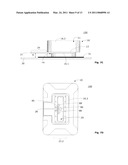 SURFACE-MOUNTABLE ANTENNA WITH WAVEGUIDE CONNECTOR FUNCTION, COMMUNICATION SYSTEM, ADAPTOR AND ARRANGEMENT COMPRISING THE ANTENNA DEVICE diagram and image