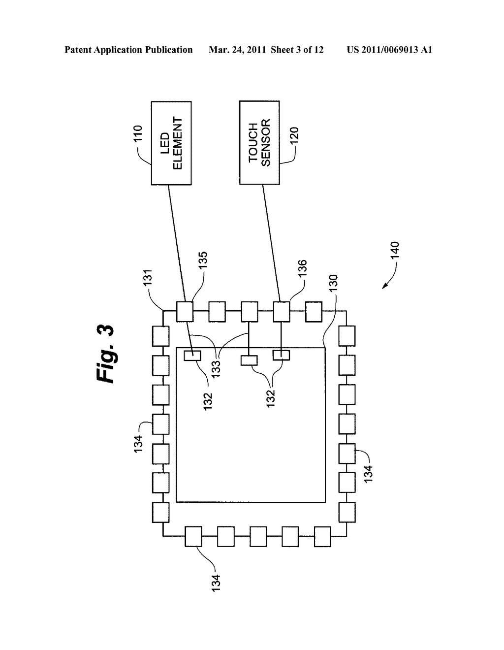 DEVICES AND METHODS FOR CONTROLLING BOTH LED AND TOUCH SENSE ELEMENTS VIA A SINGLE IC PACKAGE PIN - diagram, schematic, and image 04