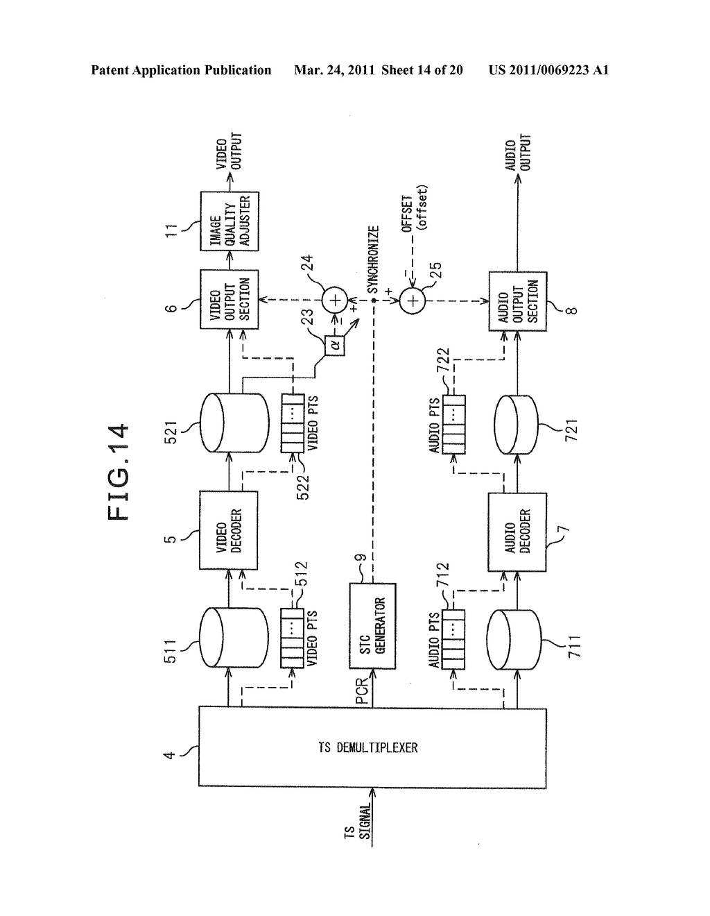 VIDEO/AUDIO DATA OUTPUT DEVICE AND METHOD - diagram, schematic, and image 15