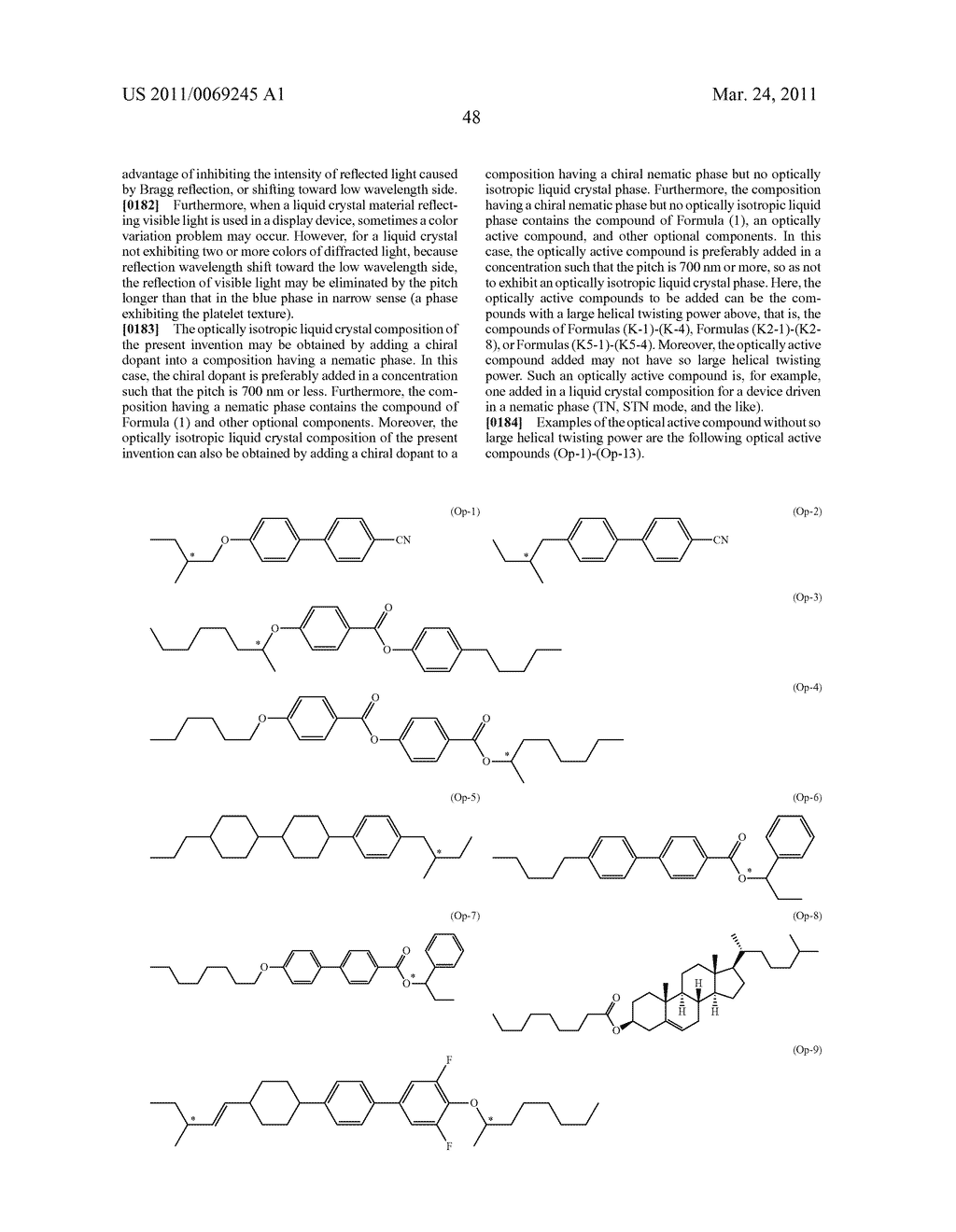 OPTICALLY ISOTROPIC LIQUID CRYSTALLINE MEDIUM, AND OPTICAL ELEMENT - diagram, schematic, and image 50