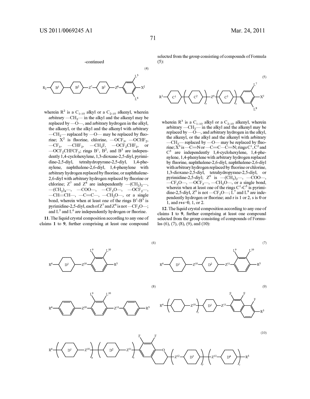 OPTICALLY ISOTROPIC LIQUID CRYSTALLINE MEDIUM, AND OPTICAL ELEMENT - diagram, schematic, and image 73