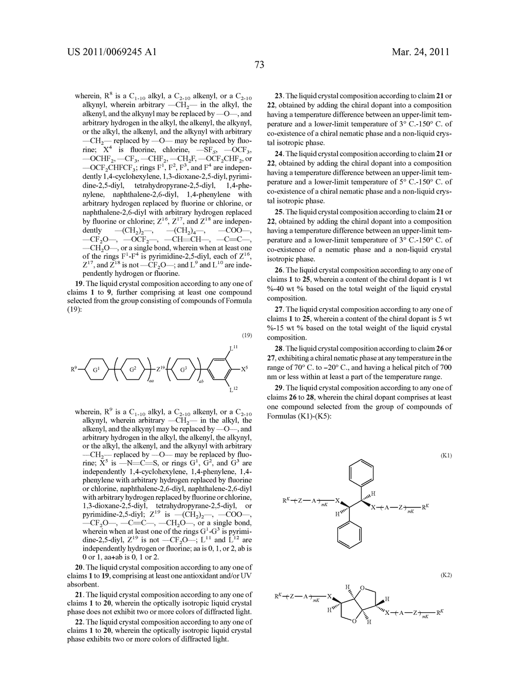 OPTICALLY ISOTROPIC LIQUID CRYSTALLINE MEDIUM, AND OPTICAL ELEMENT - diagram, schematic, and image 75