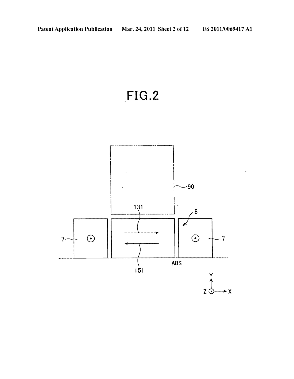 Magnetoresistive effect element in CPP structure and magnetic disk device - diagram, schematic, and image 03