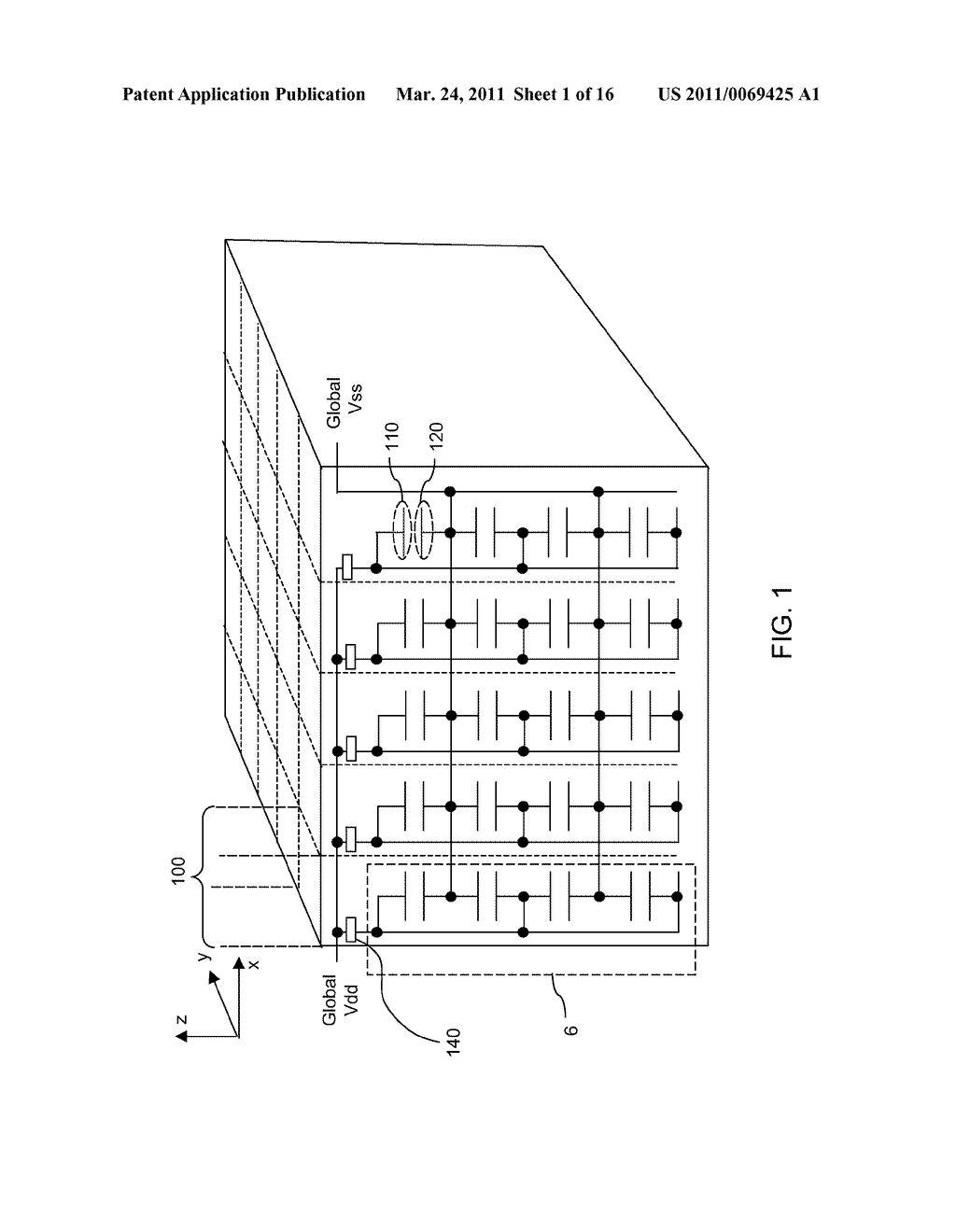 MODULARIZED THREE-DIMENSIONAL CAPACITOR ARRAY - diagram, schematic, and image 02