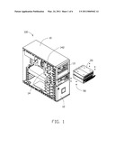 COMPUTER ENCLOSURE AND STORAGE DEVICE MODULE THEREOF diagram and image