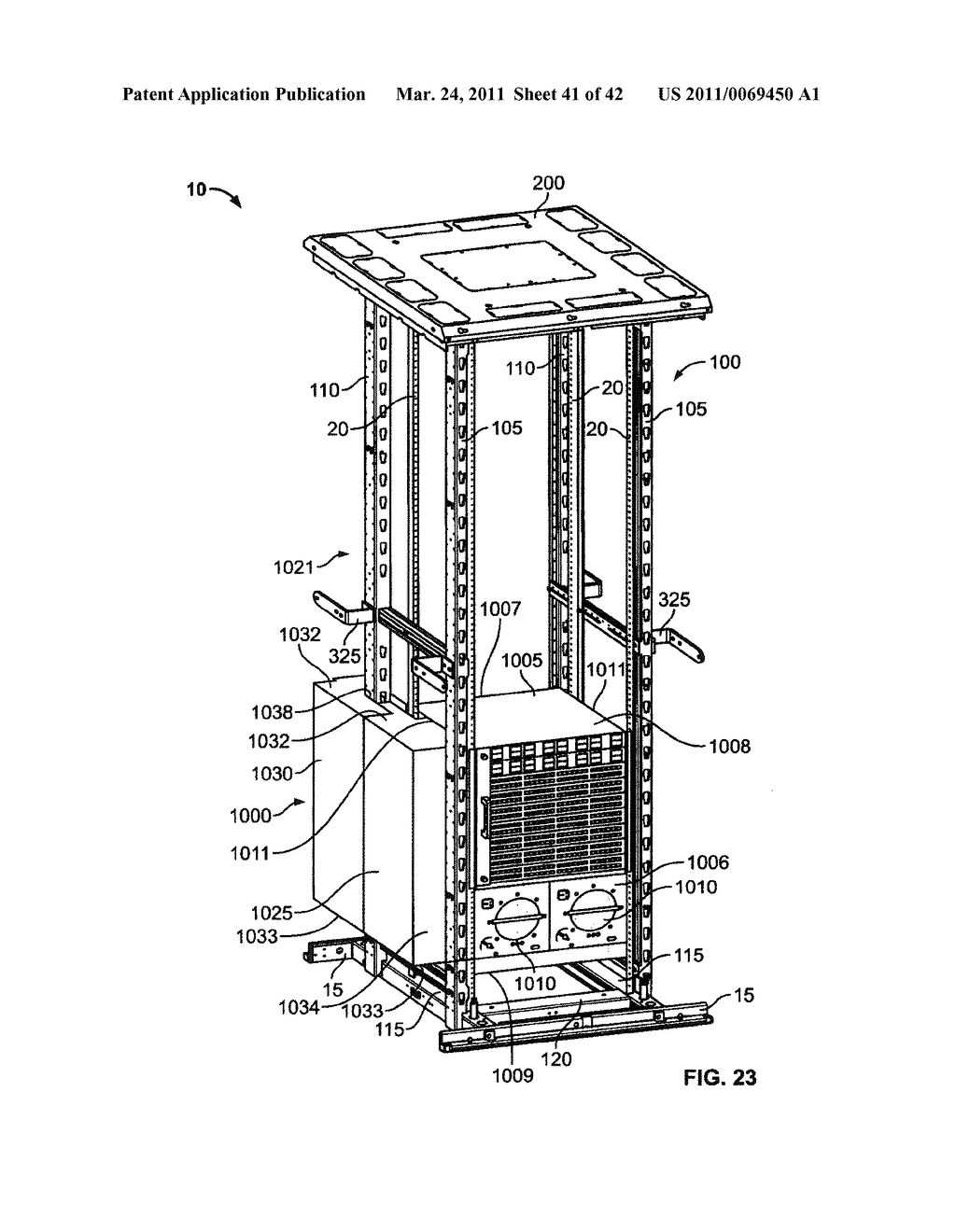 Network Cabinet with Thermal Airflow Management System - diagram, schematic, and image 42