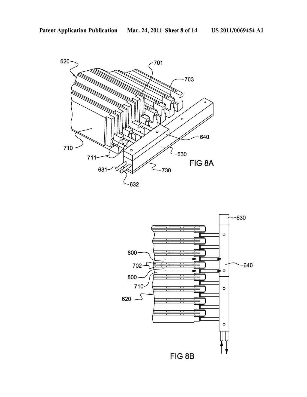 LIQUID-COOLED ELECTRONICS APPARATUS AND METHODS OF FABRICATION - diagram, schematic, and image 09