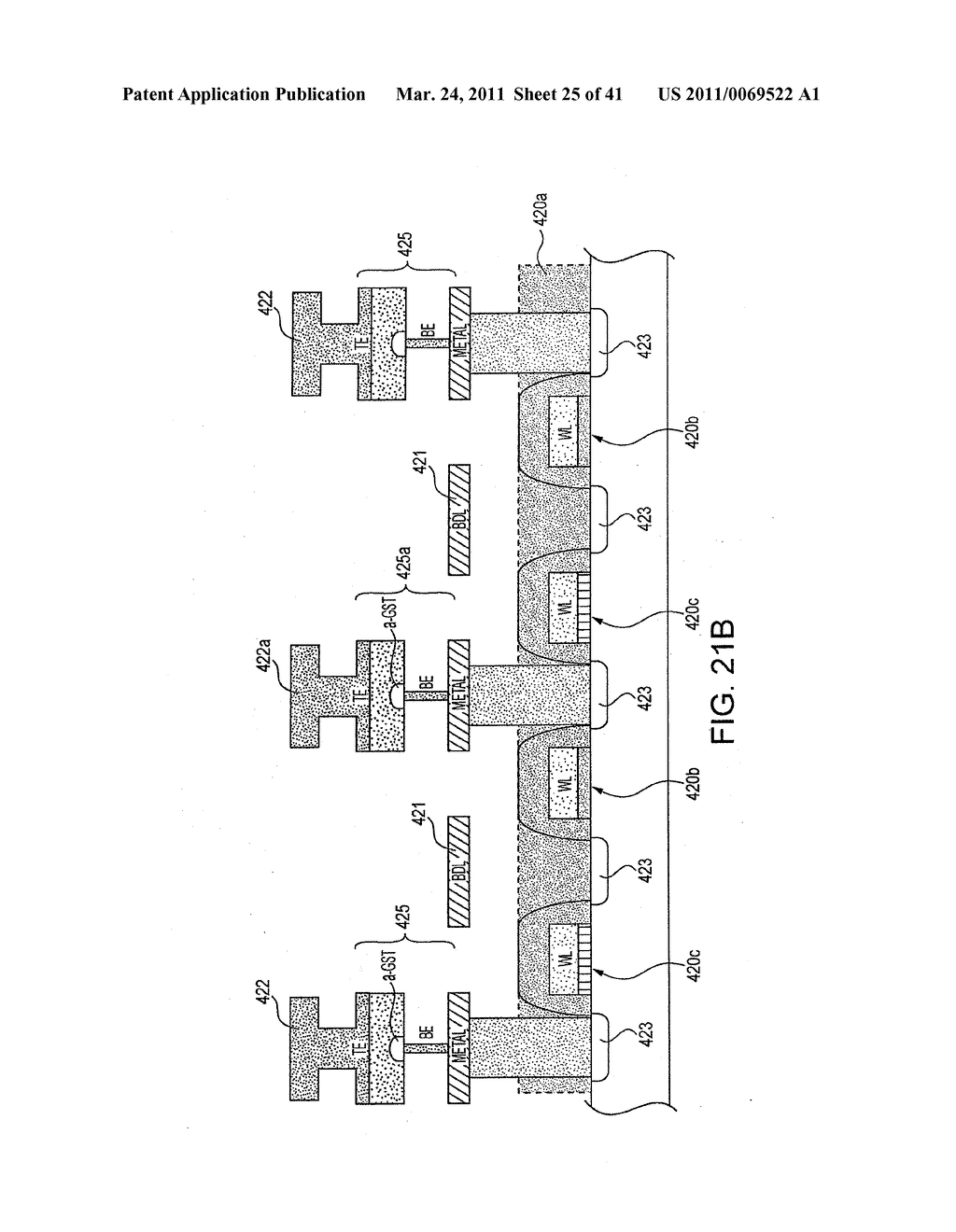 VARIABLE RESISTANCE MEMORY WITH LATTICE ARRAY USING ENCLOSING TRANSISTORS - diagram, schematic, and image 26