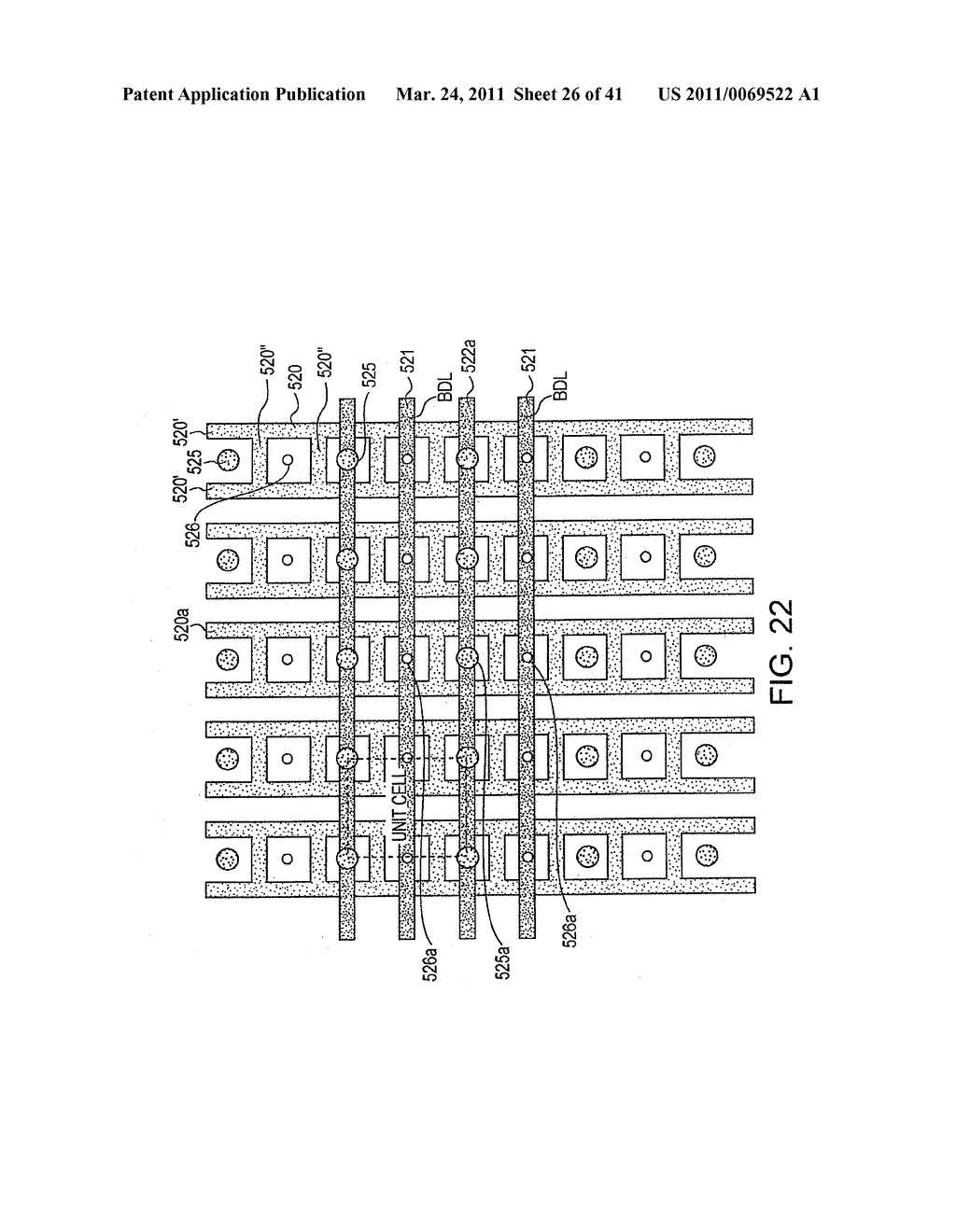 VARIABLE RESISTANCE MEMORY WITH LATTICE ARRAY USING ENCLOSING TRANSISTORS - diagram, schematic, and image 27