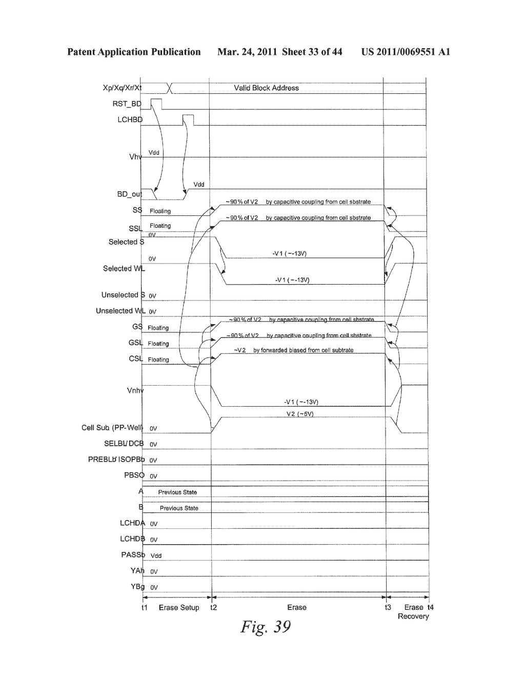 Non-Volatile Semiconductor Memory with Page Erase - diagram, schematic, and image 34