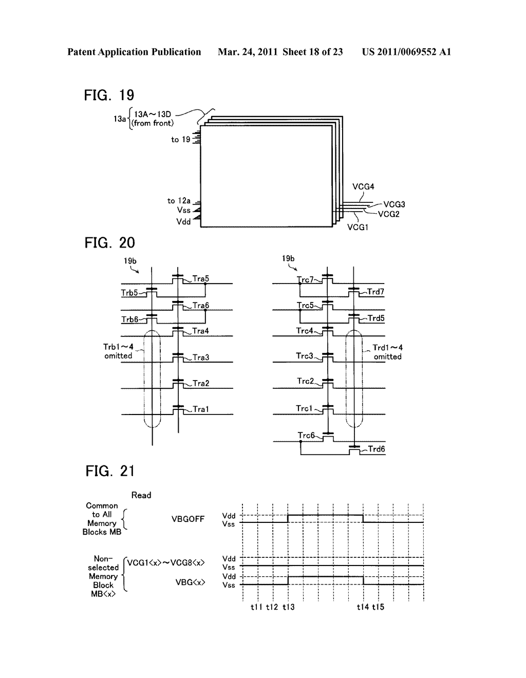 NONVOLATILE SEMICONDUCTOR MEMORY DEVICE AND METHOD OF DATA READ THEREIN - diagram, schematic, and image 19