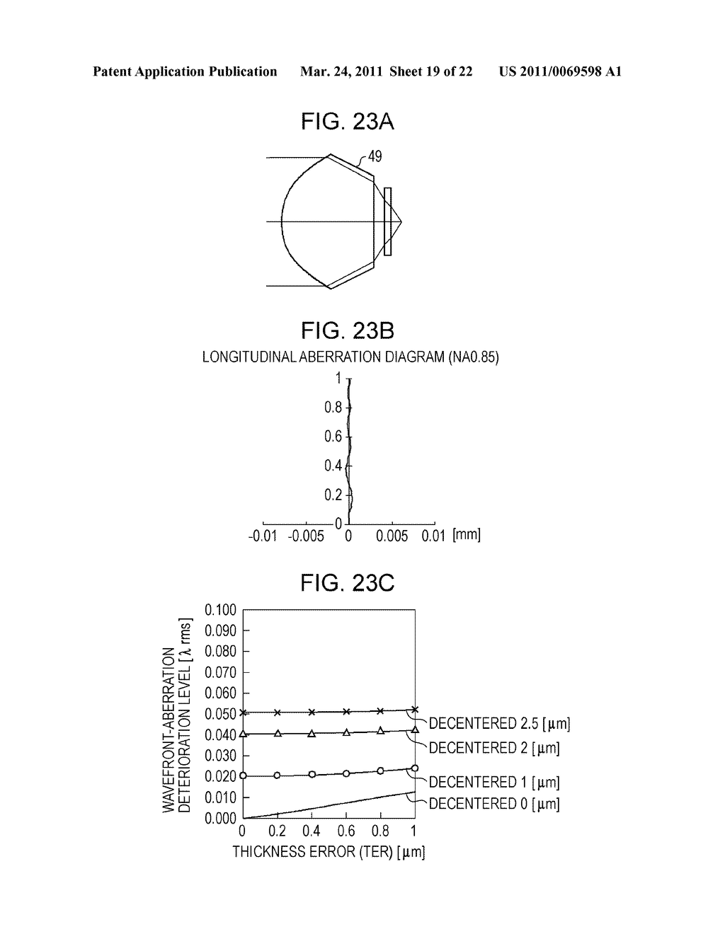 OBJECTIVE LENS, AN OPTICAL PICKUP, AND OPTICAL INFORMATION RECORDING/REPRODUCING APPARATUS - diagram, schematic, and image 20