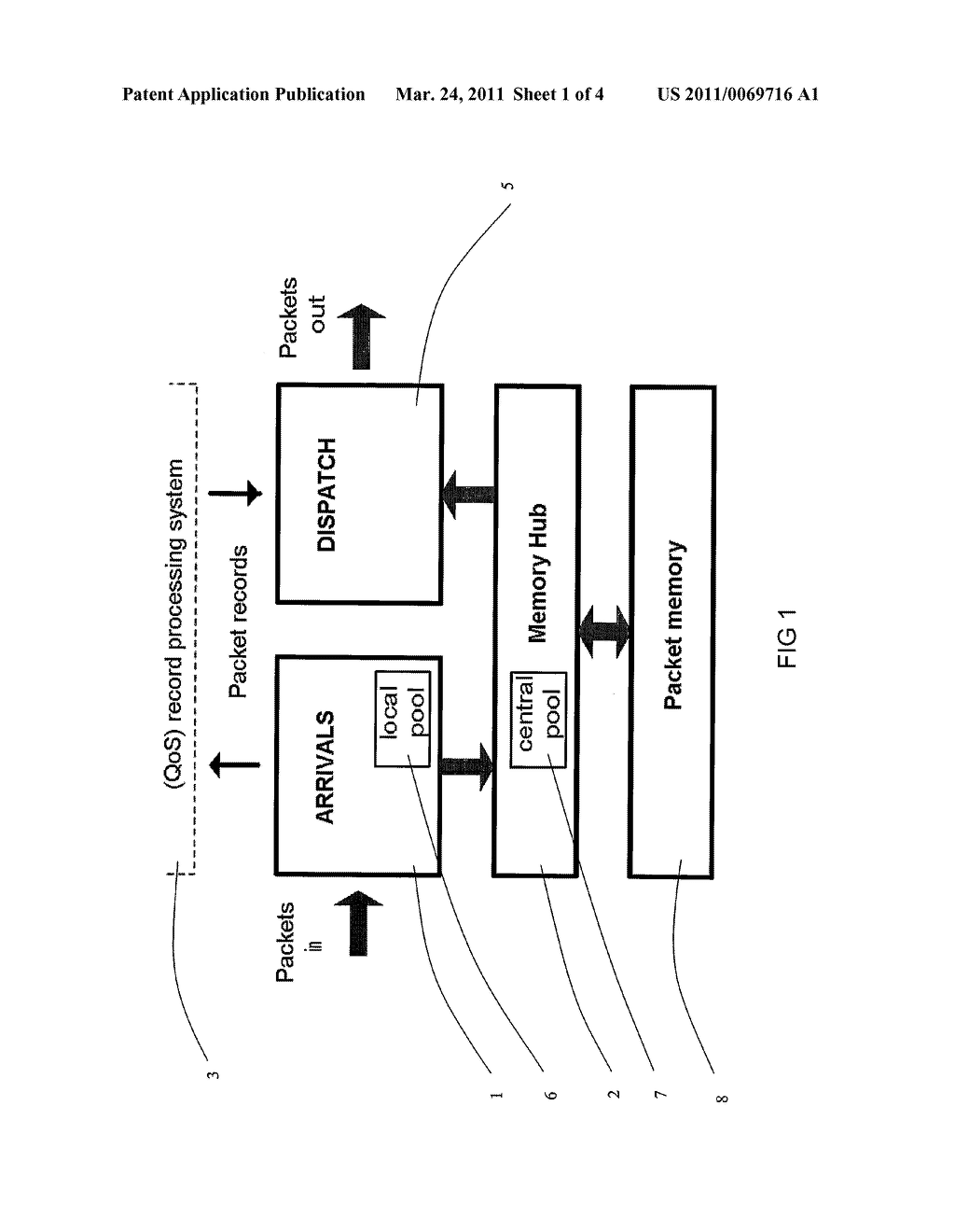 METHOD AND APPARATUS FOR QUEUING VARIABLE SIZE DATA PACKETS IN A COMMUNICATION SYSTEM - diagram, schematic, and image 02