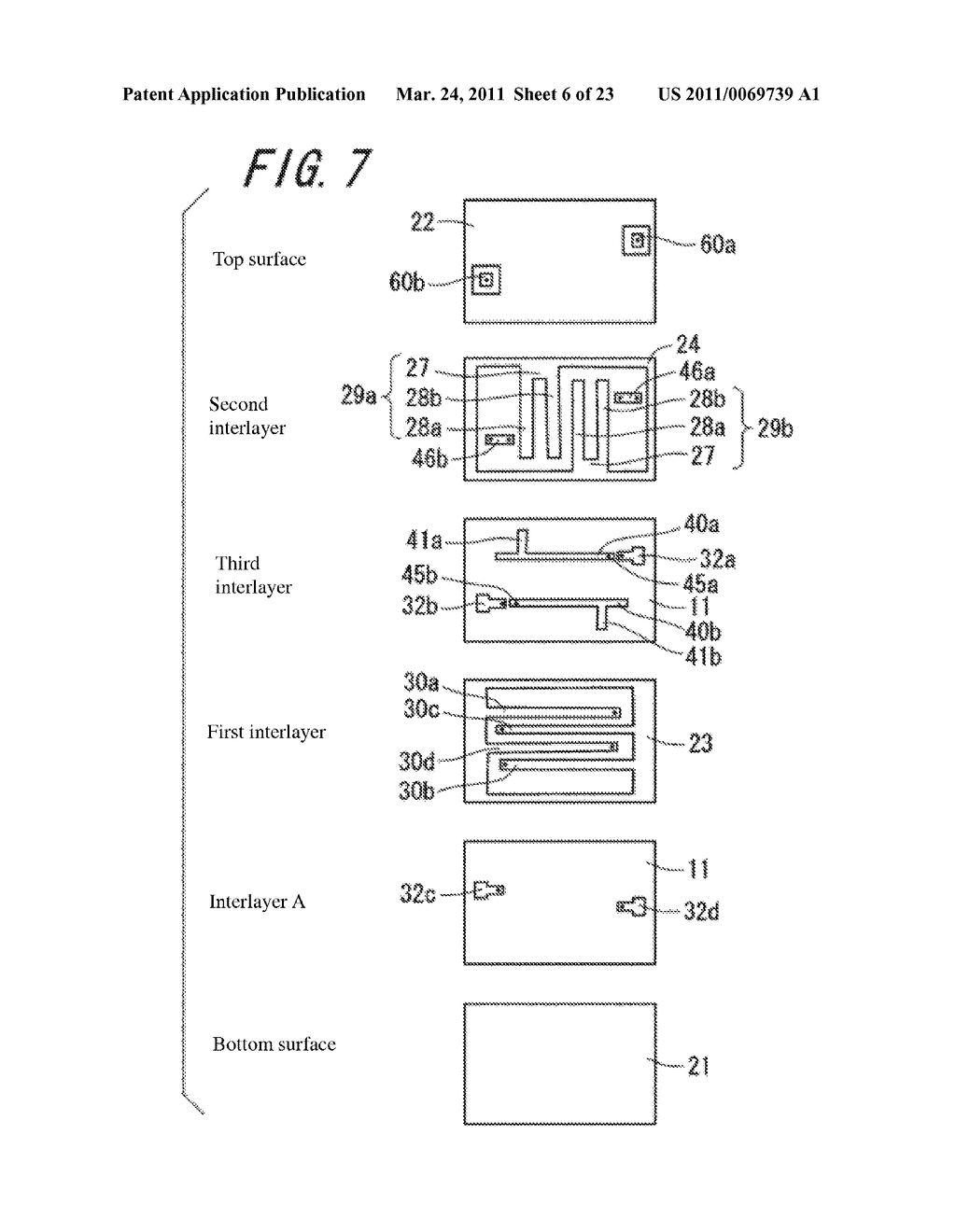 BANDPASS FILTER AND RADIO COMMUNICATION MODULE AND RADIO COMMUNICATION DEVICE USING THE SAME - diagram, schematic, and image 07