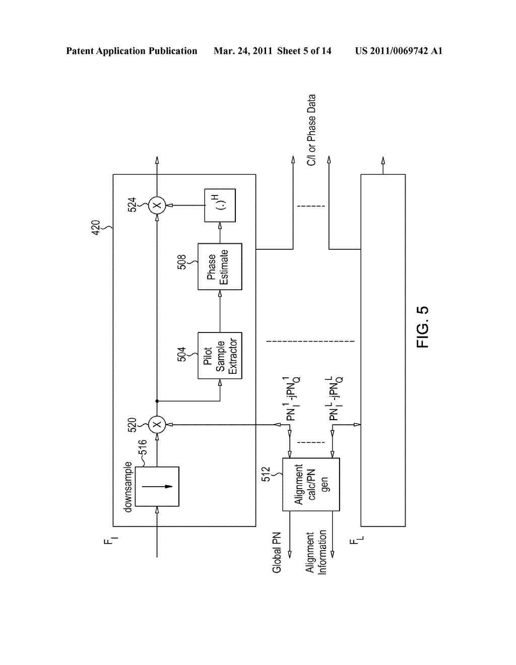 Method and Apparatus for Interference Suppression with Efficient Matrix Inversion in a DS-CDMA System - diagram, schematic, and image 06