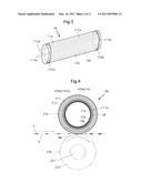 CYLINDRICAL HEATING ELEMENT AND FIXING DEVICE diagram and image