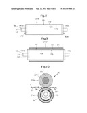 CYLINDRICAL HEATING ELEMENT AND FIXING DEVICE diagram and image