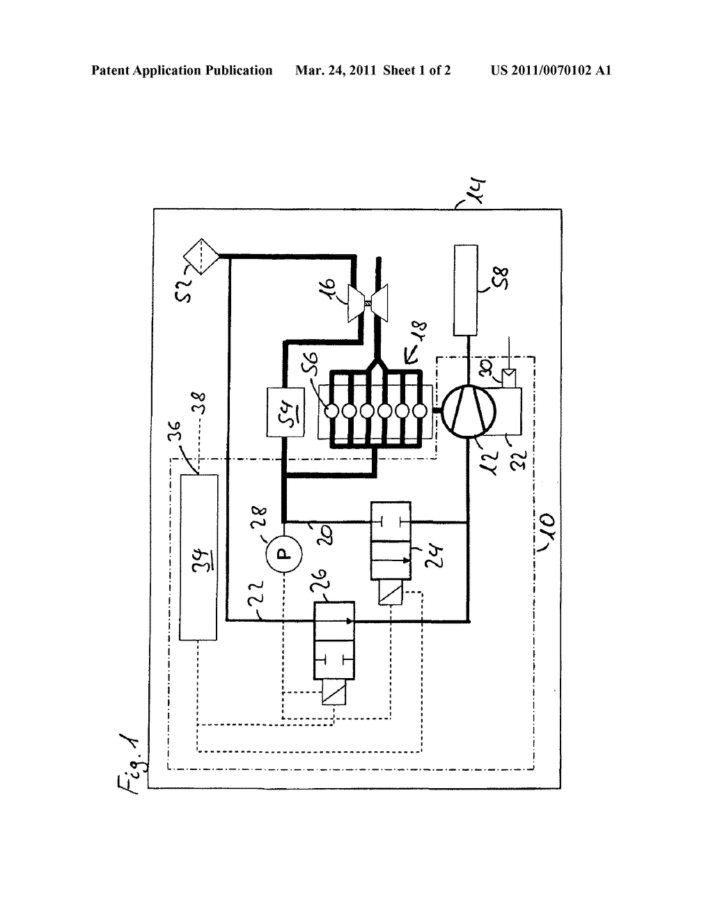 Compressor System and Method for the Operation of a Compressor System - diagram, schematic, and image 02