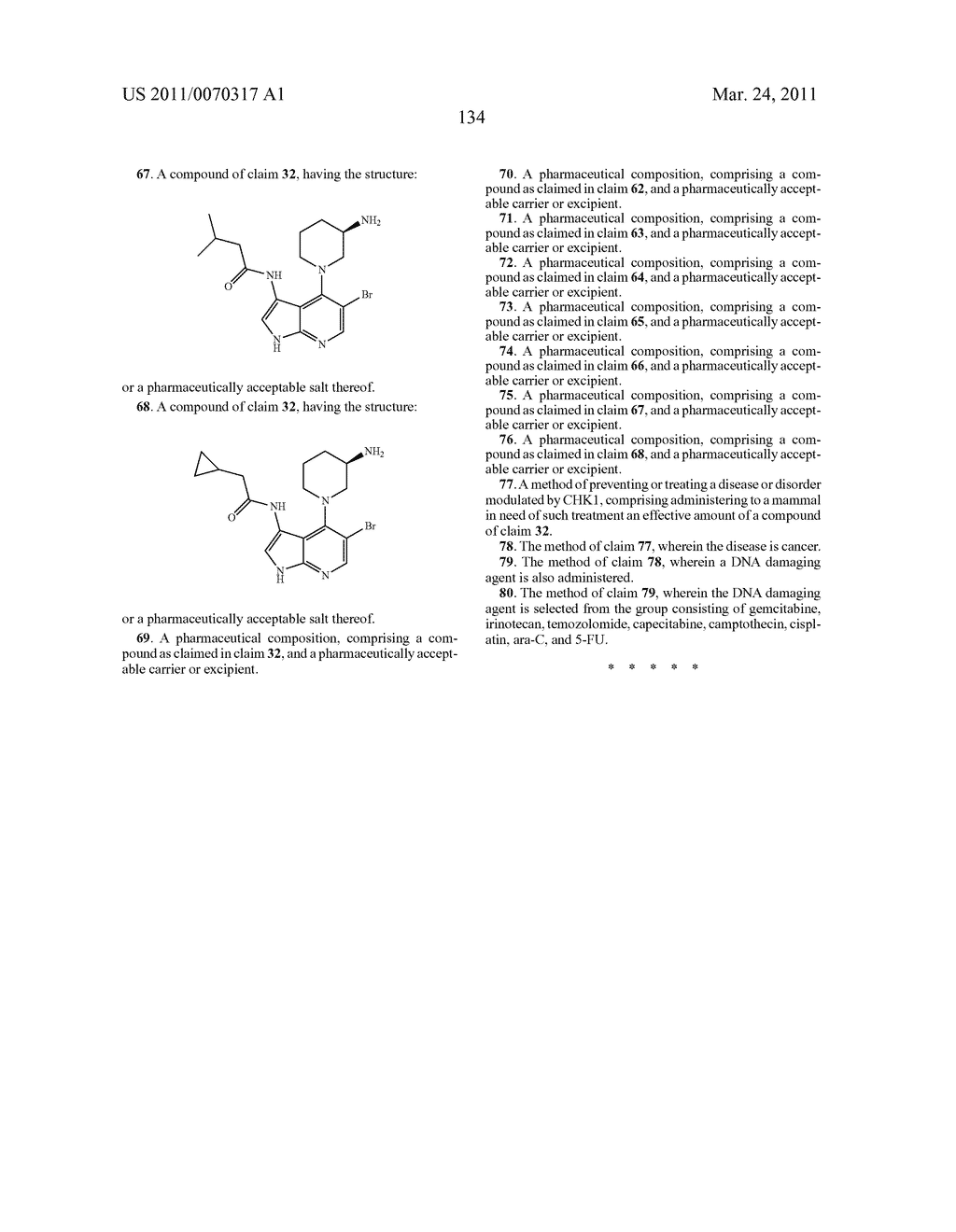 PYRROLOPYRIDINES AS KINASE INHIBITORS - diagram, schematic, and image 135