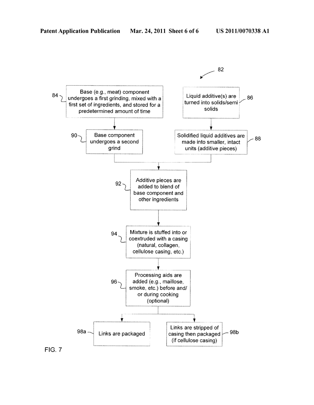 SYSTEM AND METHOD FOR FORMING A FOOD PRODUCT WITH A SOLIDIFIED LIQUID ADDITIVE - diagram, schematic, and image 07