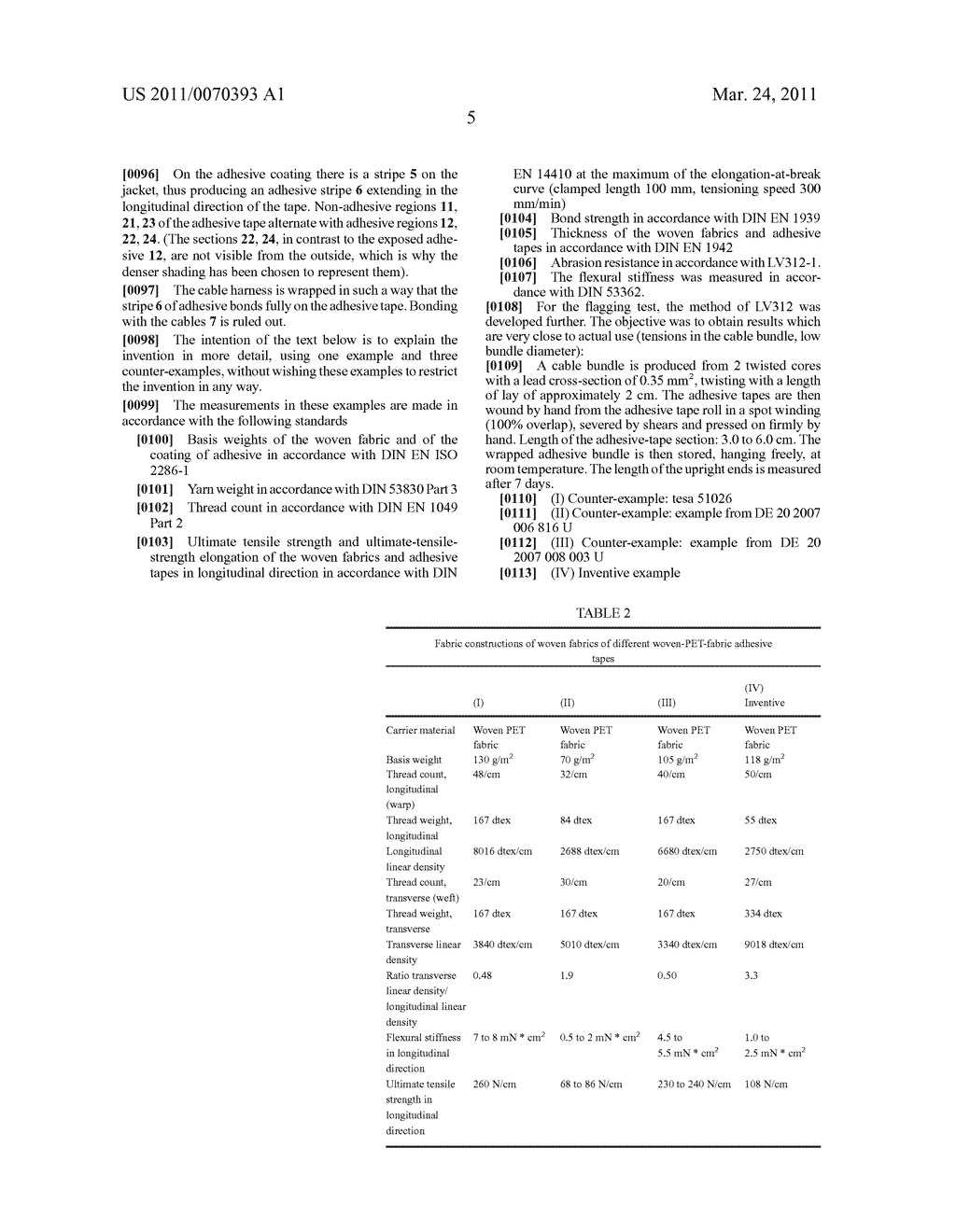 Abrasion-resistant, woven-fabric adhesive tape - diagram, schematic, and image 09