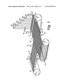 Continuous cross-plied material and method of manufacturing same diagram and image