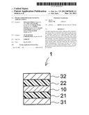 DOUBLE-SIDED PRESSURE-SENSITIVE ADHESIVE SHEET diagram and image