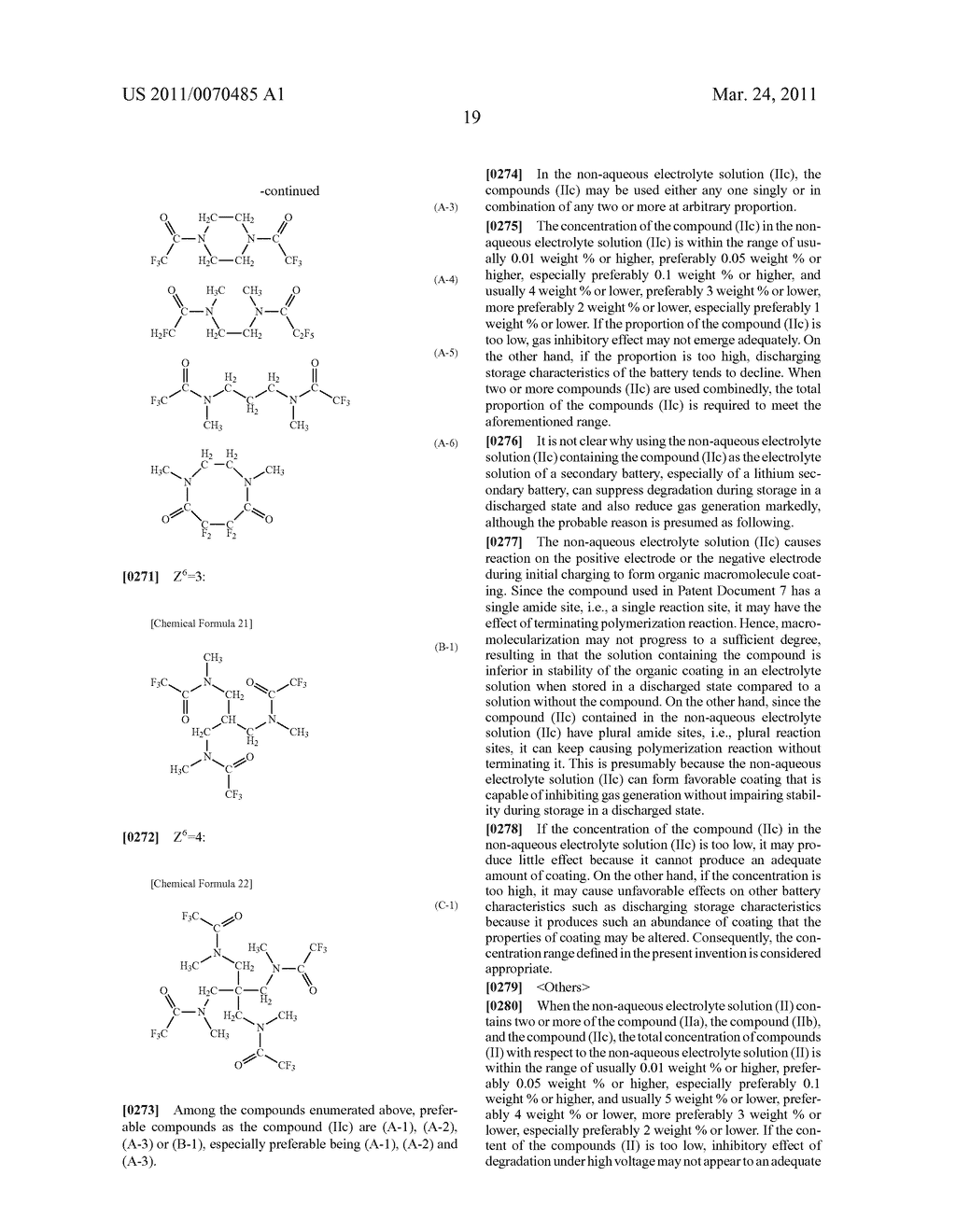 NONAQUEOUS ELECTROLYTE SOLUTION AND LITHIUM SECONDARY BATTERY USING SAME - diagram, schematic, and image 20