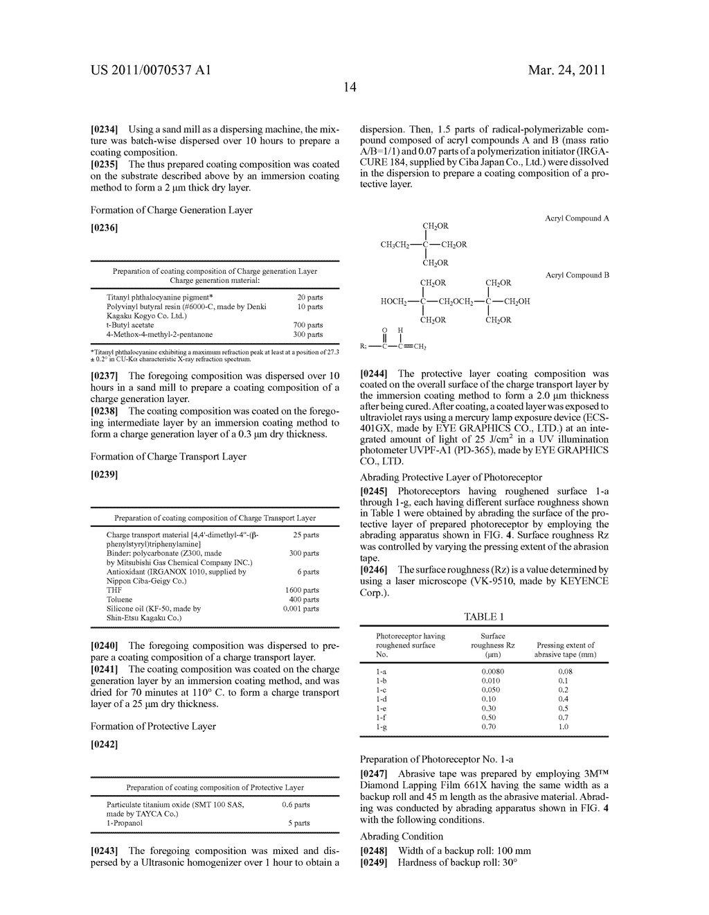 ELECTROPHOTOGRAPHIC PHOTORECEPTOR - diagram, schematic, and image 25