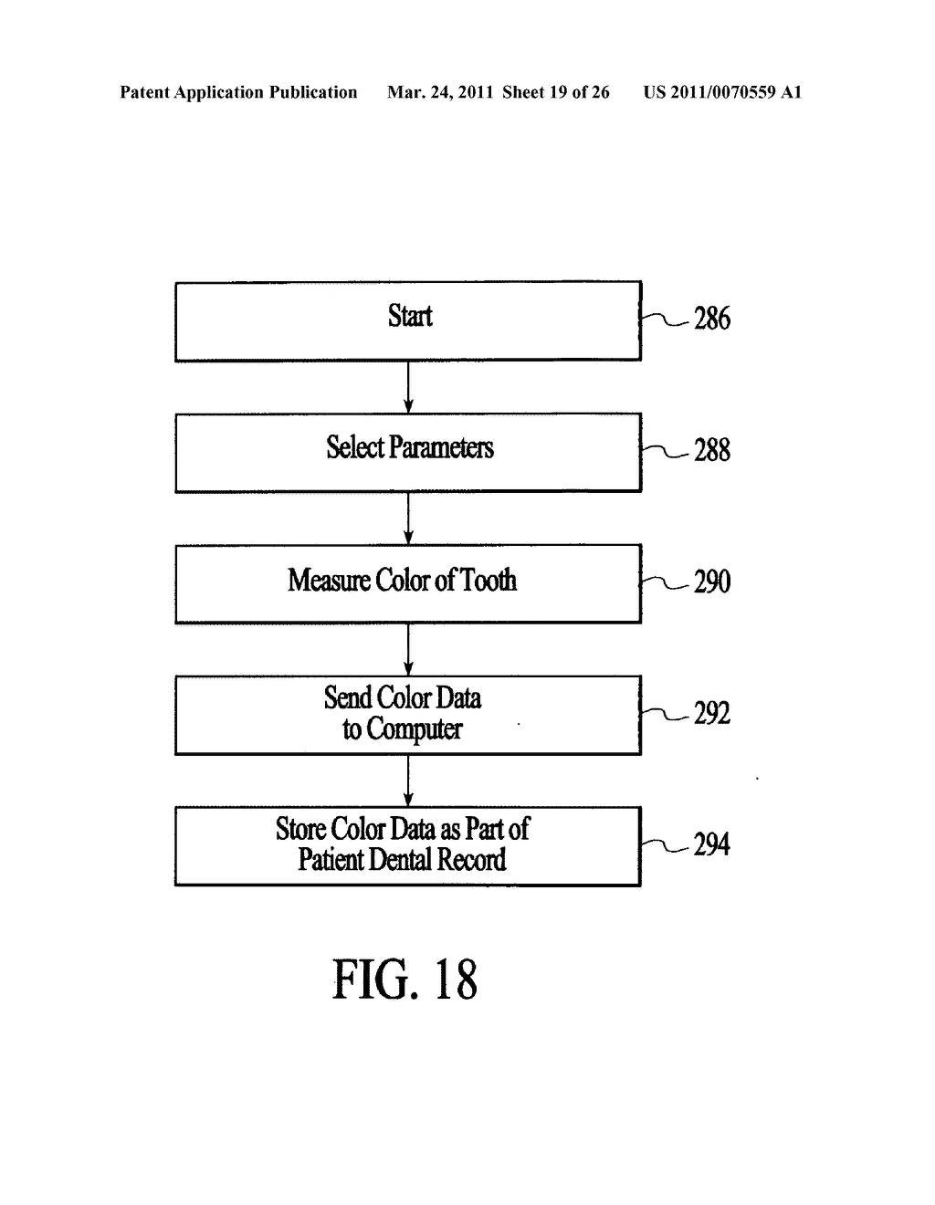 Apparatus and method for measuring optical characteristics of Teeth - diagram, schematic, and image 20