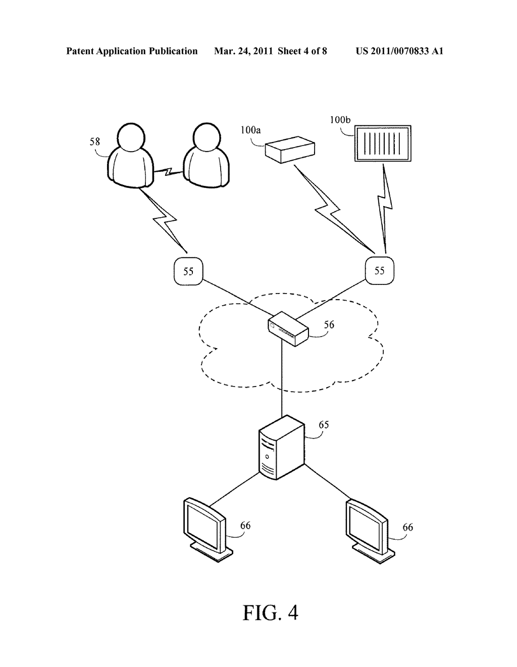 Wireless Tracking System And Method Utilizing Near-Field Communication Devices - diagram, schematic, and image 05
