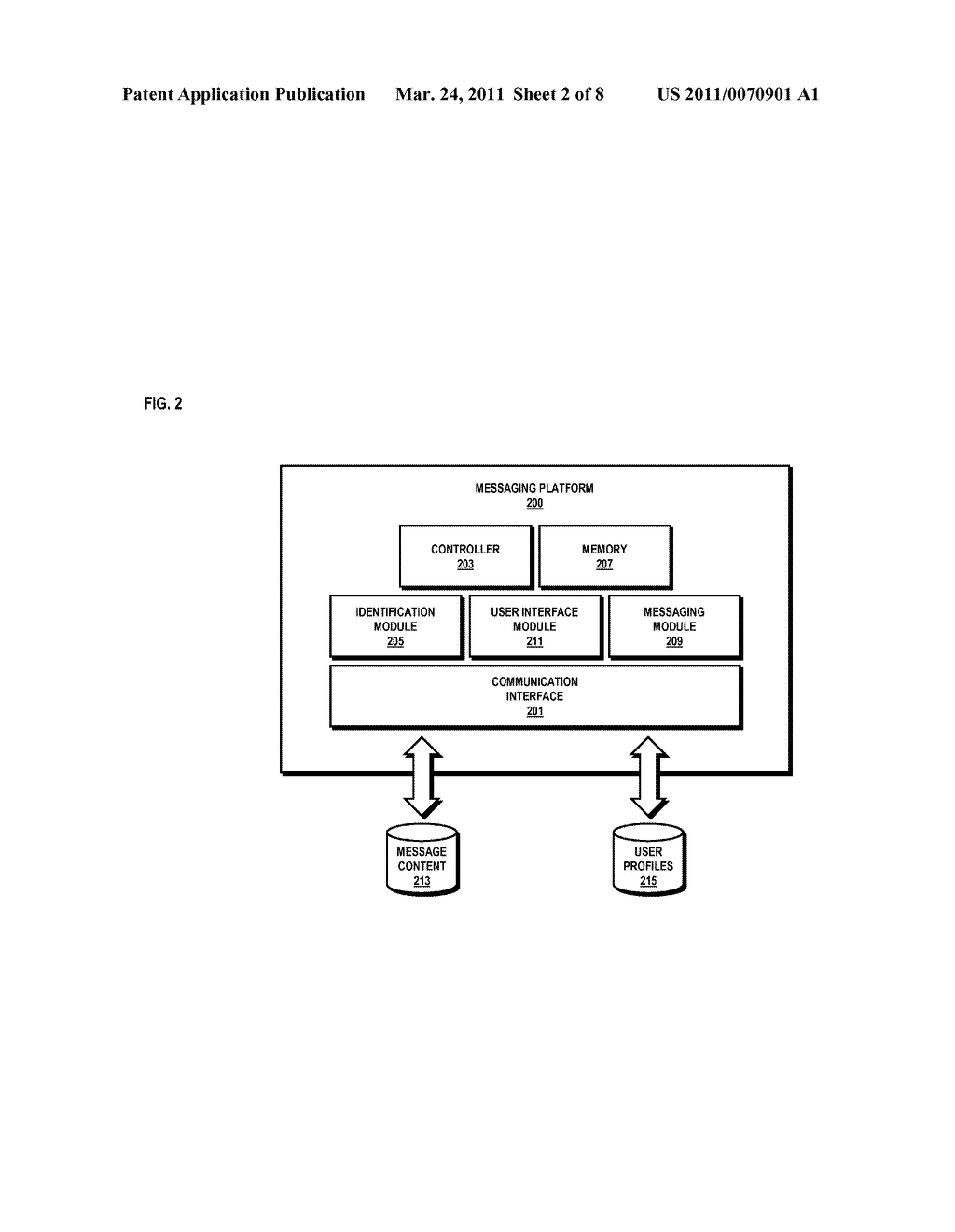 METHOD AND SYSTEM FOR PROVIDING BEARER TAG IDENTIFICATION-BASED MESSAGING - diagram, schematic, and image 03