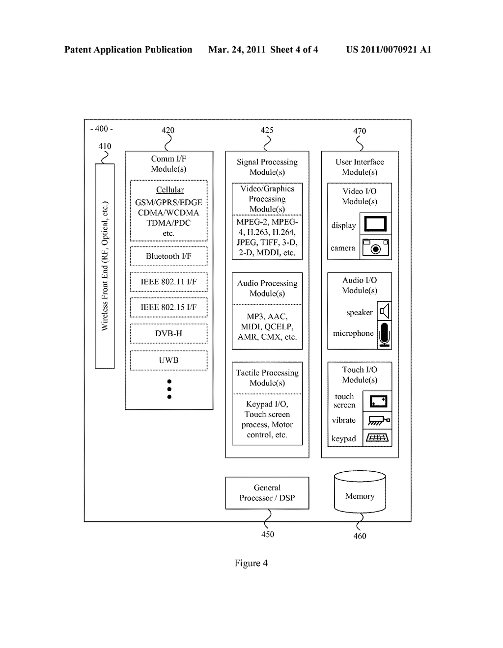 MULTIMODE MOBILE COMMUNICATION DEVICE WITH CONFIGURATION UPDATE CAPABILITY - diagram, schematic, and image 05