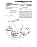 METHOD FOR DISTRIBUTING A MATERIAL FLOW ONTO A FIELD, AND CHOPPING AND SPREADING DEVICE diagram and image